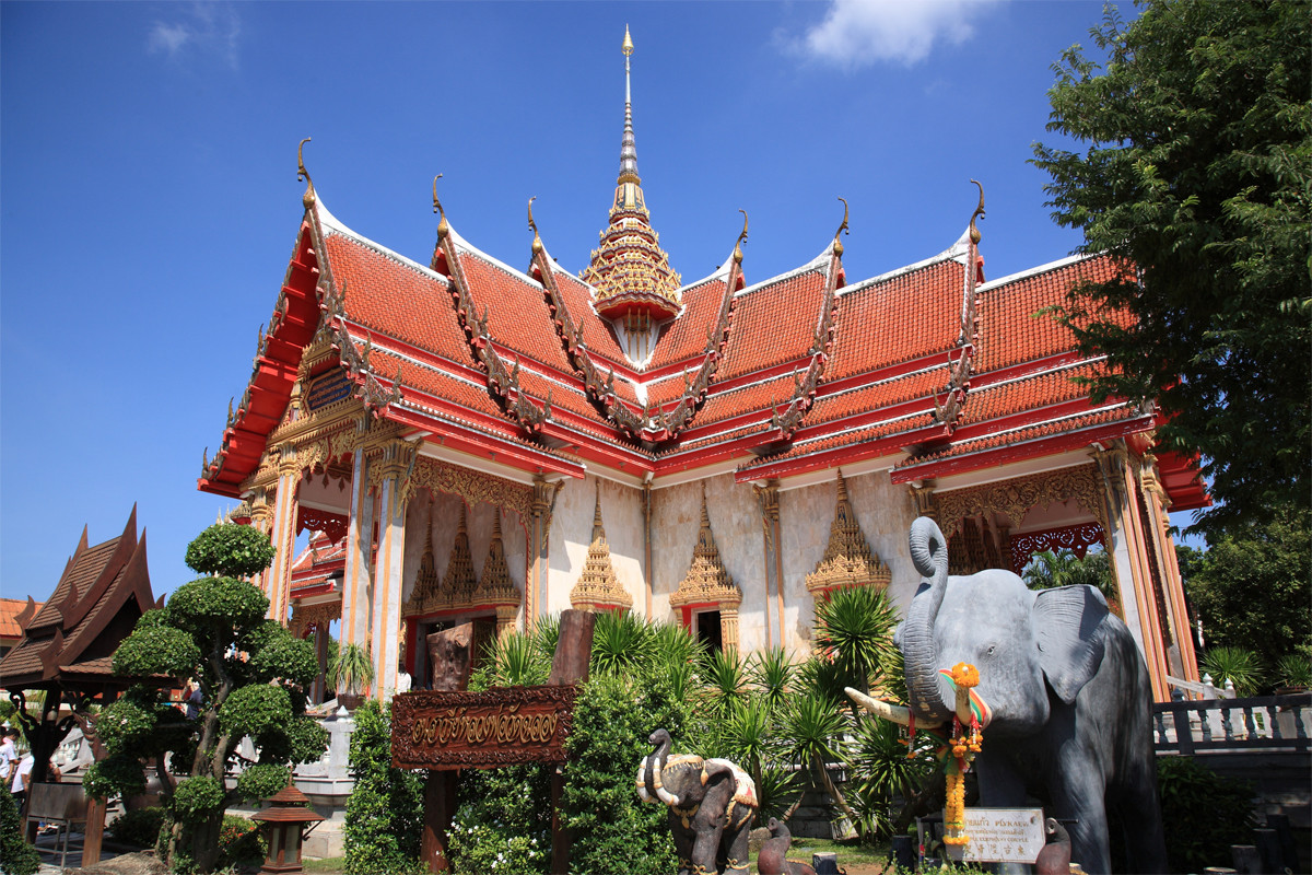 Chaithararam Temple, Phuket Province, Thailand