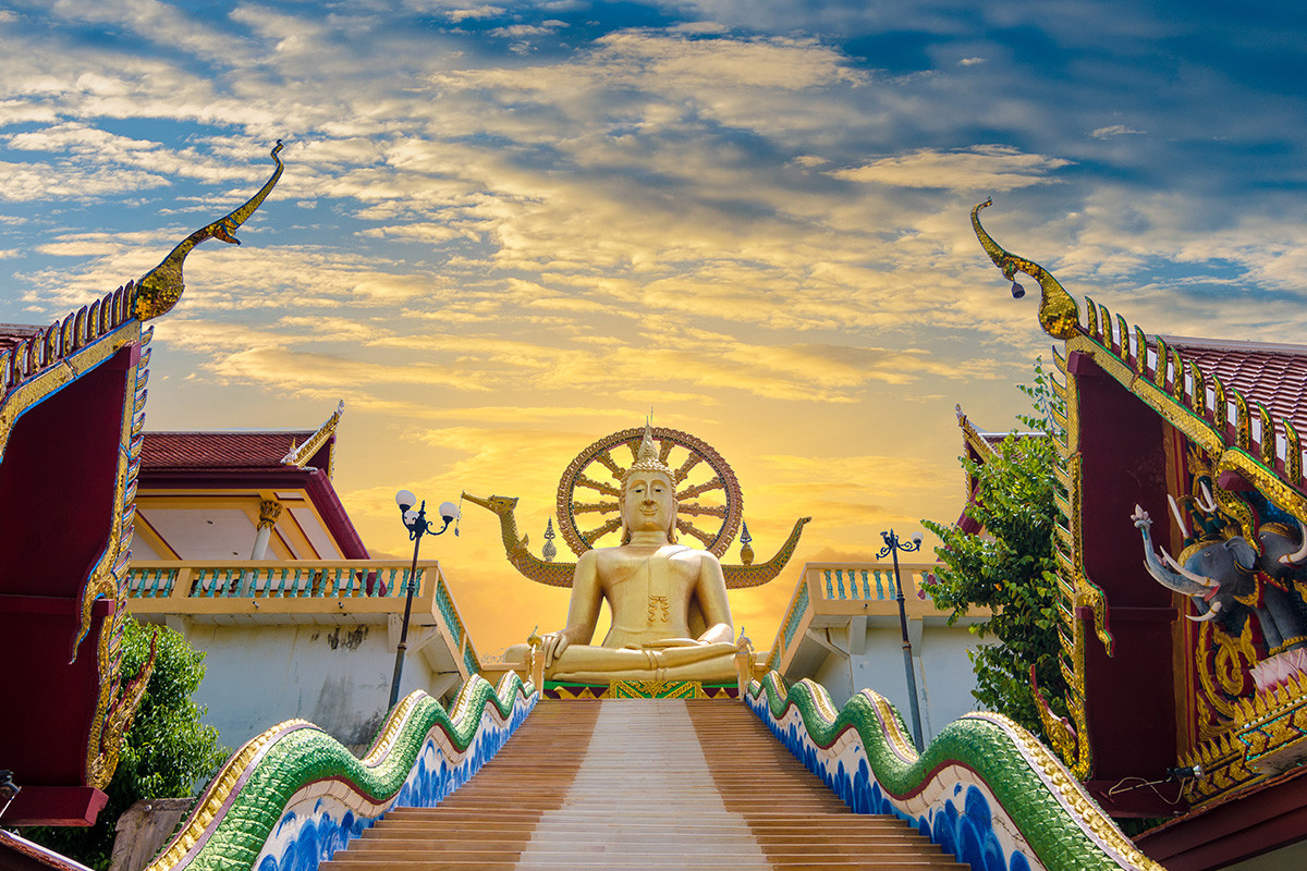 Wat Phra Yai Temple of Ko Samui island, Surat Thani, Thailand