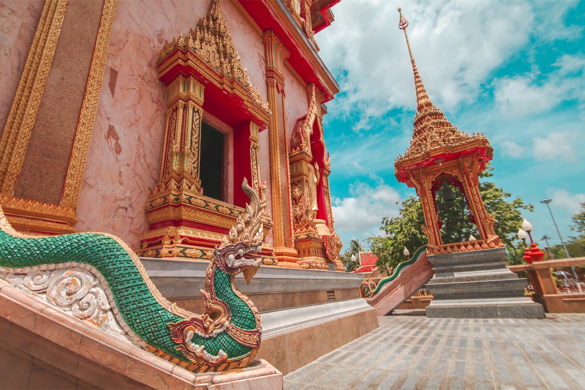 Chaithararam Temple, Phuket Province, Thailand