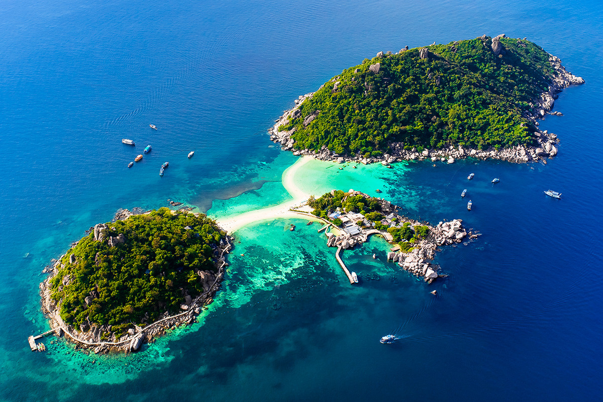 Ko Nang Yuan of Ko Tao, Thailand