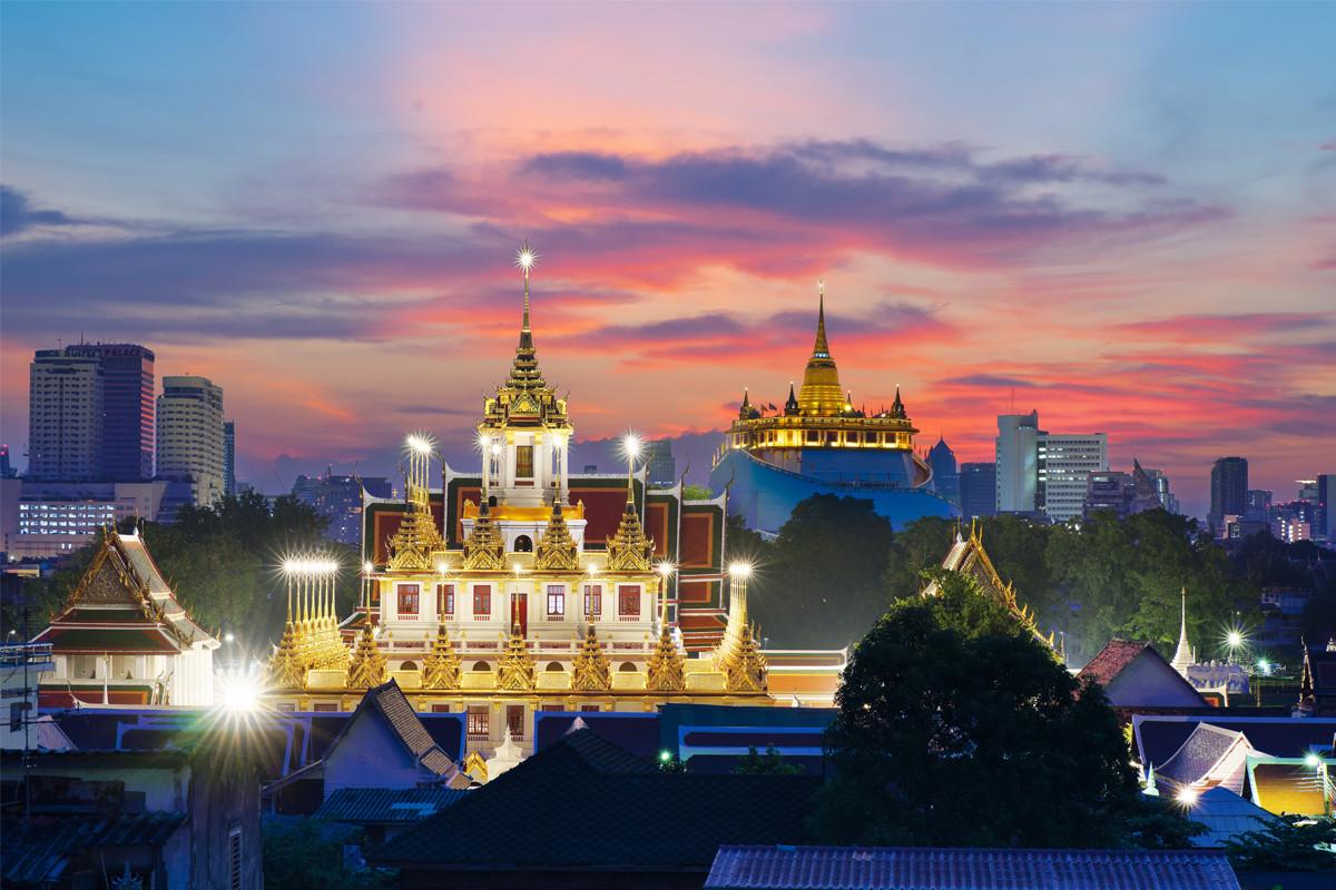 Wat Saket or Phu Khao Thong